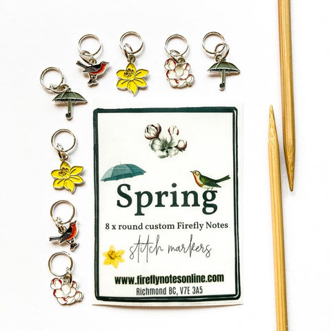 Firefly Notes Stitch Marker Sets- Spring