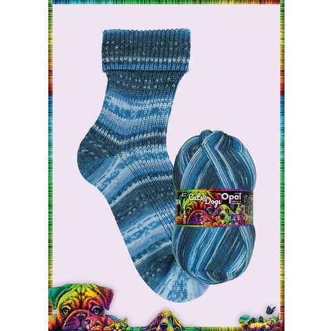 Opal Cats & Dogs- wuscheliger Stockchenholer (blue)