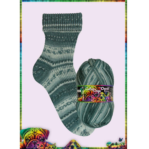 Opal Cats & Dogs- immertreue Schnuffelnase (gray)