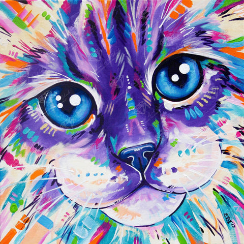 Diamond Art Club- Abstract Cat