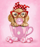 Diamond Art Club- Bubblegum Spaniel