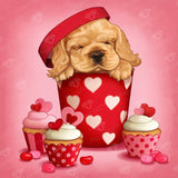 Diamond Art Club-Valentine Spaniel