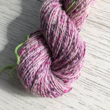 Handspun- 188 yds Fingering 80% South American Wool/20% Viscose