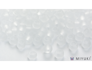 Miyuki 6/0 Glass Beads- 131F Transparent Frost Crystal