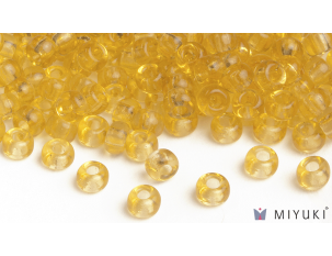 Miyuki 6/0 Glass Beads- 132 Transparent Pale Gold