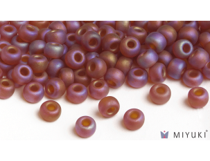 Miyuki 6/0 Glass Beads- 134FR Transparent Frost Copper AB