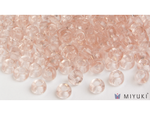 Miyuki 6/0 Glass Beads- 155 Transparent Pale Pink