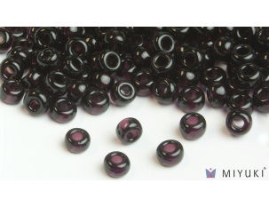 Miyuki 6/0 Glass Beads- 2402 Transparent Dark Violet
