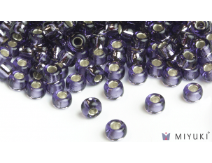 Miyuki 6/0 Glass Beads- 24 Silverlined Lavender
