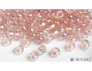 Miyuki 6/0 Glass Beads- 292 Transparent Pale Pink AB