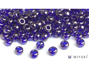 Miyuki 6/0 Glass Beads- 308 Cobolt Blue Gold Luster
