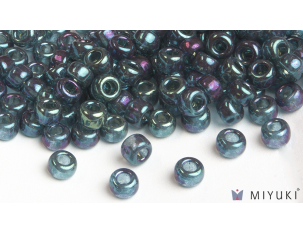 Miyuki 6/0 Glass Beads- 314 Capri Blue Gold Luster