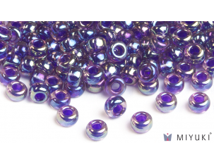 Miyuki 6/0 Glass Beads- 356 Purple-lined Amethyst AB
