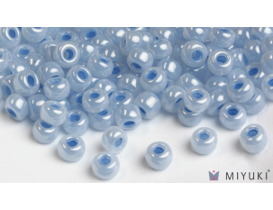 Miyuki 6/0 Glass Beads- 523 Sky Blue Ceylon