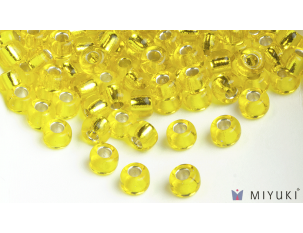 Miyuki 6/0 Glass Beads- 6 Silverlined Yellow
