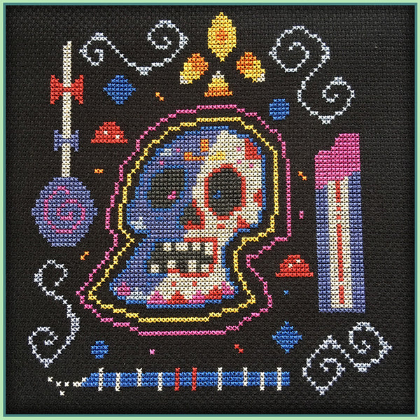 Candy Stitch Pattern- No. 3 Sugary Skull