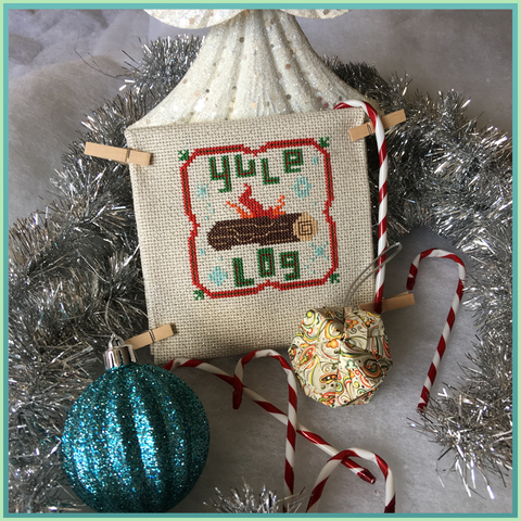 Candy Stitch Pattern- No. 6c Yule Log