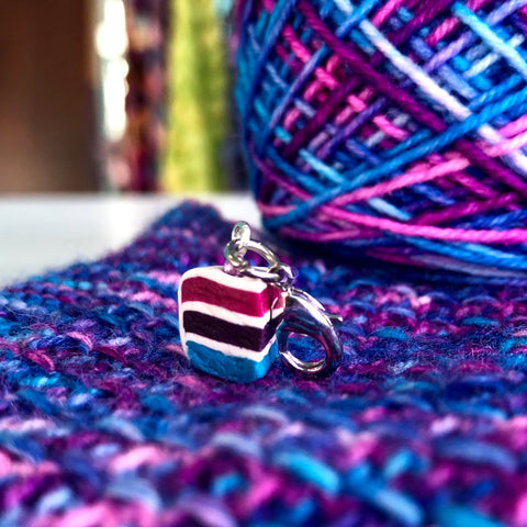 Monthly Stitch Marker- January '19 Frosted Unicorn Cake