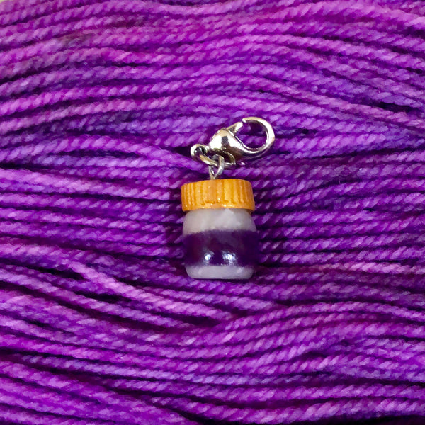 Monthly Stitch Marker- July '18 Blackberry Jam