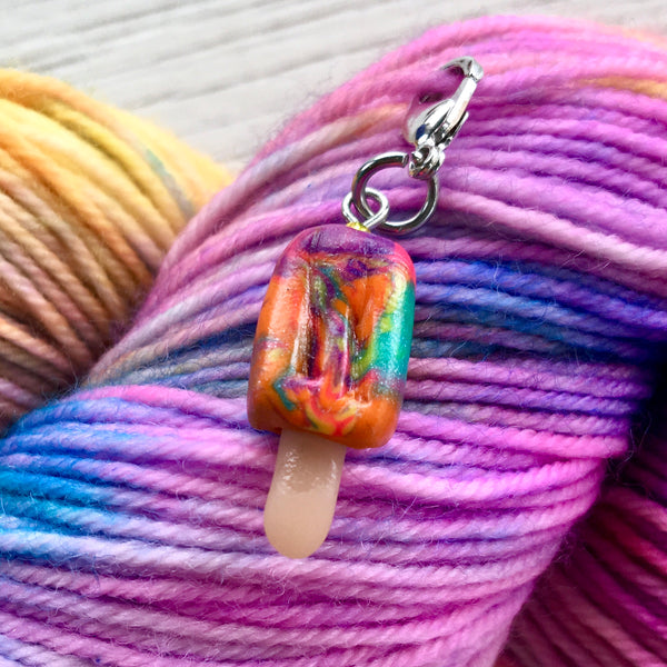 Monthly Stitch Marker- June '19 Pride Popsicle