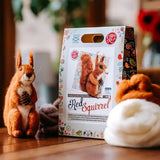 The Crafty Kit Company- Highland Red Squirrel Needle Felting Kit